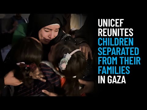 Thumbnail for video UNICEF Reunites Children Separated From Their Families in Gaza