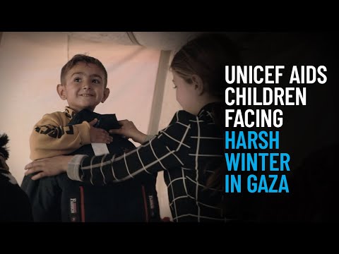 Thumbnail for video UNICEF Aids Children Facing Harsh Winter in Gaza