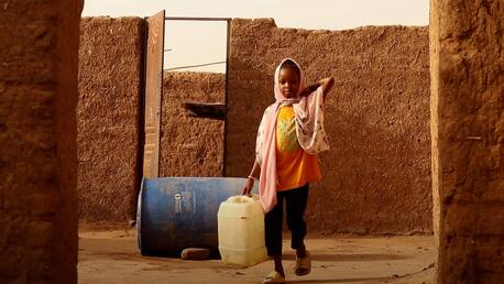 Retaj, 7, is one of millions of children displaced by Sudan's ongoing civil war.