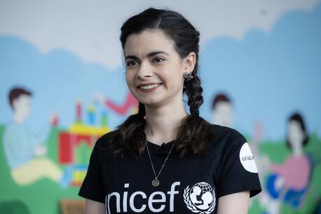 Aria Mia Loberti an American actress, writer, human rights advocate and UNICEF Ambassador.