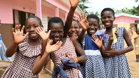 US NatCom visit to the EPP School of Abobo, a suburban of Abidjan, in the South of Côte d’Ivoire.