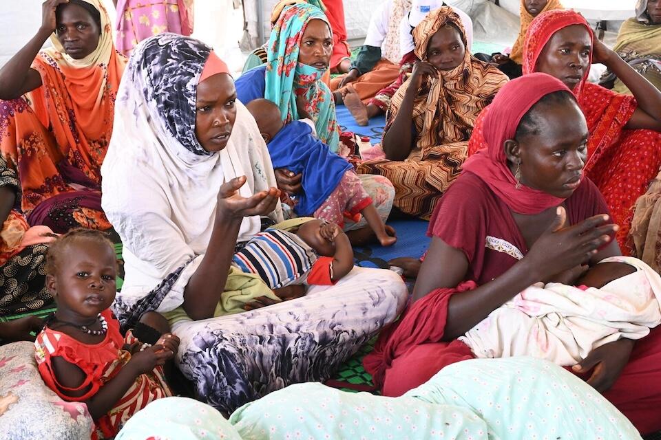 Refugees from Sudan are educated about the importance of a birth certificate and given the opportunity to register their children at the refugee site of Adré, in the East of Chad, close to the border of Sudan.