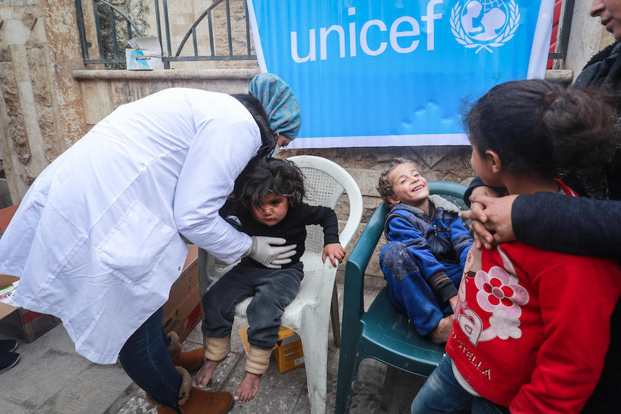 UNICEF Aids Displaced Syrians | UNICEF USA