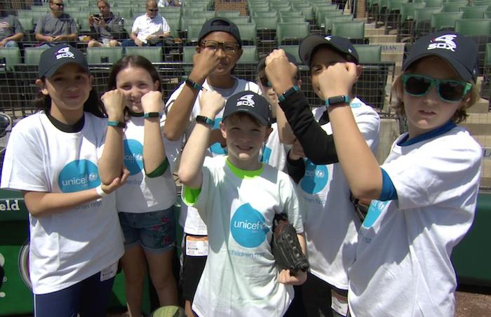 On May 6, 2018, UNICEF Kid Power teamed up with the Chicago White Sox for some pre-game fun for UKP month.